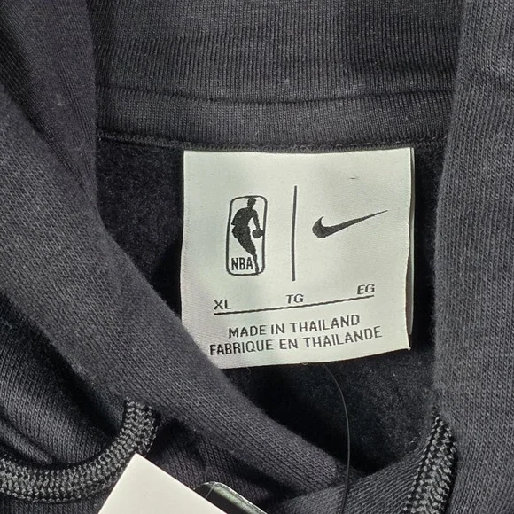 New Men's Nike Dallas Mavericks Courtside Club Pullover Hoodie Style FZ7689-010 - Picture 6 of 10